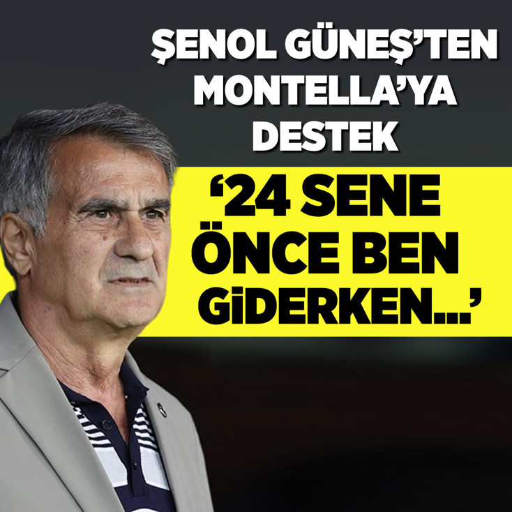 Şenol Güneş: 24 sene önce ben giderken 'Senden olmaz' deniyordu