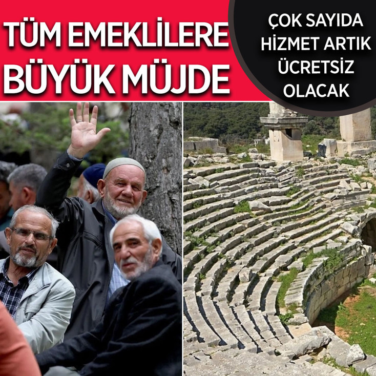 Tüm emeklilere müjde! Kamuya ait kültür ve sanat etkinlikleri ücretsiz olacak...