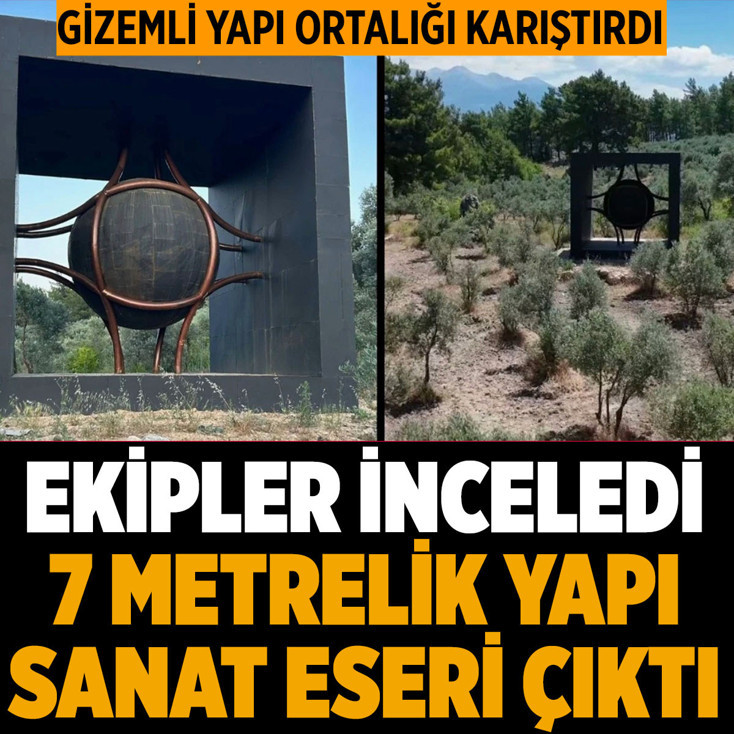 Zeytinlikte görülen o cisim hareketlilik yarattı! Olayın aslı öğrenilince...