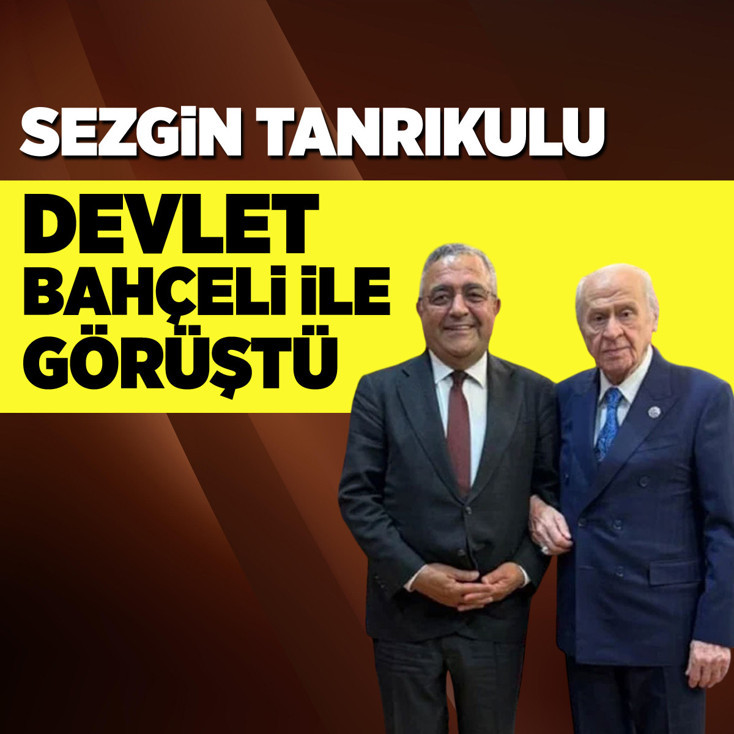 Sezgin Tanrıkulu, Devlet Bahçeli ile görüştü