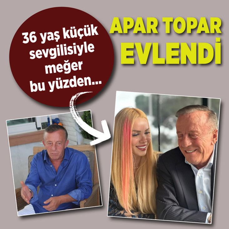 Ali Ağaoğlu 36 yaş küçük sevgilisiyle apar topar evlendi! Arkasındaki sebep bu mu?
