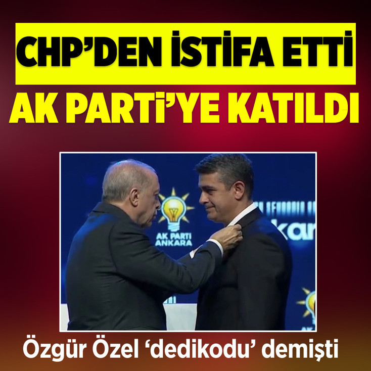 CHP'den istifa eden Haymana Belediye Başkanı Levent Koç, AK Parti'ye katıldı