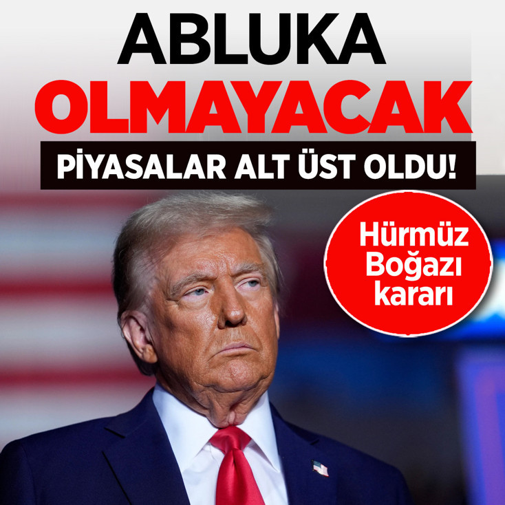 Trump'tan piyasaları altüst eden Hürmüz kararı! "Abluka olmayacak"