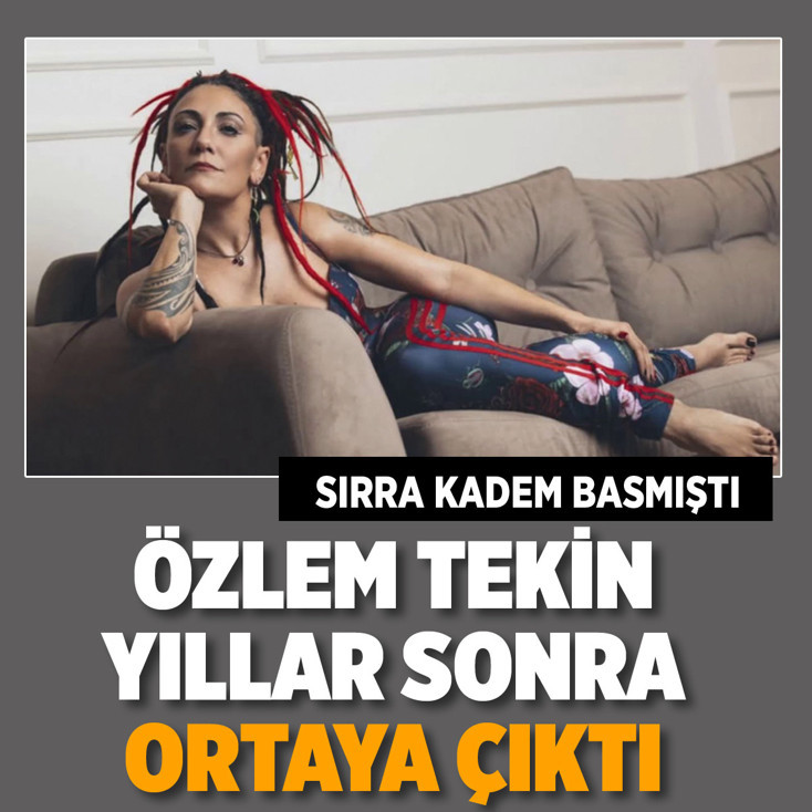 Sırra kadem basmıştı! Rock müziğin asi kızı Özlem Tekin yıllar sonra ortaya çıktı son hali...