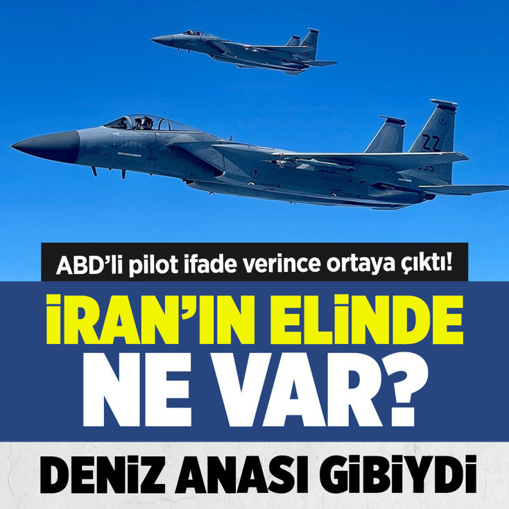 ABD F-15 pilotu ifade verince ortaya çıktı! İran'daki şaşırtan teknoloji deniz anası gibiydi