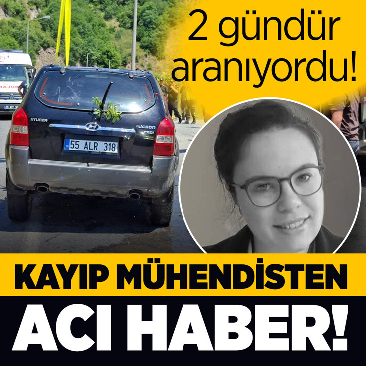 Samsun'da kayıp harita mühendisi Esma göldeki aracında ölü bulundu