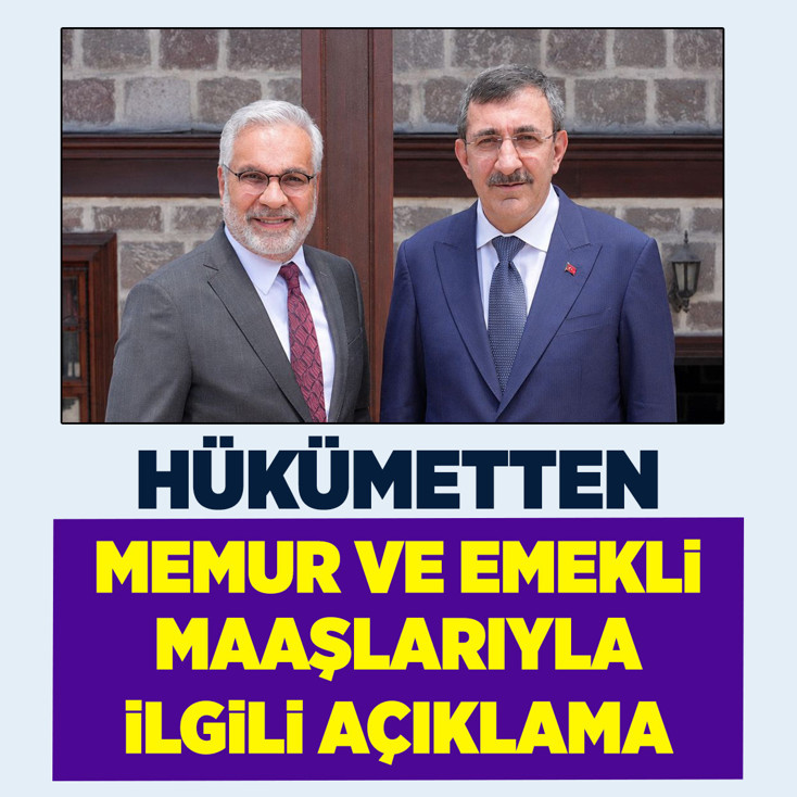 Cevdet Yılmaz'dan memur ve emekli maaşlarıyla ilgili flaş açıklama