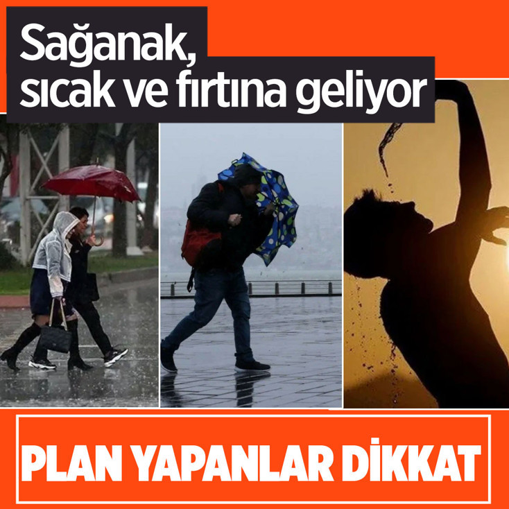 Hafta sonu planı yapanlar dikkat! Sıcak, sağanak, fırtına hepsi aynı anda geliyor