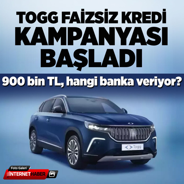TOGG faizsiz kredi kampanyası başladı: Hangi banka veriyor?
