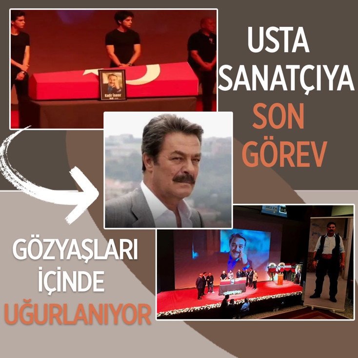 Usta isme son görev! Kadir İnanır ebediyete uğurlanıyor...