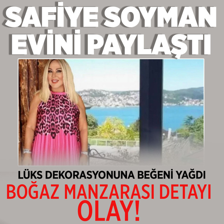 Safiye Soyman evini paylaştı! Lüks dekorasyonuna yorum yağdı