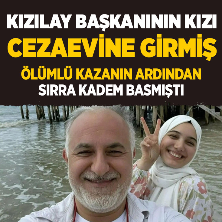 Eski Kızılay başkanının kızı Fatma Kınık'ın cezaevine girdiği ortaya çıktı