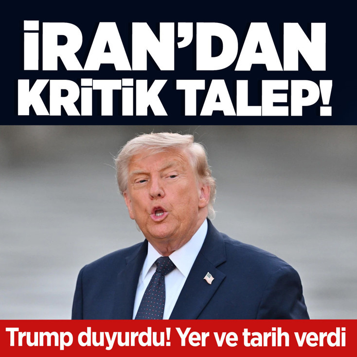 ABD Başkanı Trump adres vererek duyurdu! İran'dan toplantı talebi