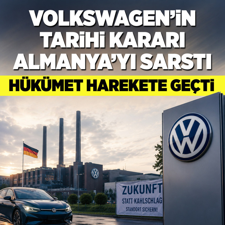 Volkswagen'in tarihi kararı Almanya'yı sarstı! Hükümet harekete geçti