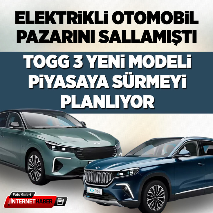 TOGG 3 yeni modeli piyasaya sürmeyi planlıyor