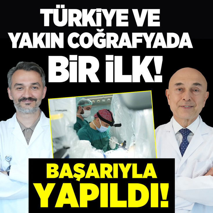 Türkiye ve yakın coğrafyada bir ilk! Robotik navigasyon destekli beyin pili ameliyatı yapıldı