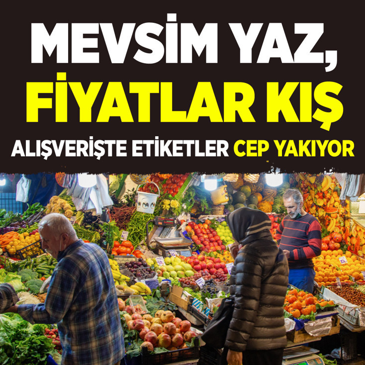 Mevsim yaz, fiyatlar kış! Pazarda etiketler cep yakıyor