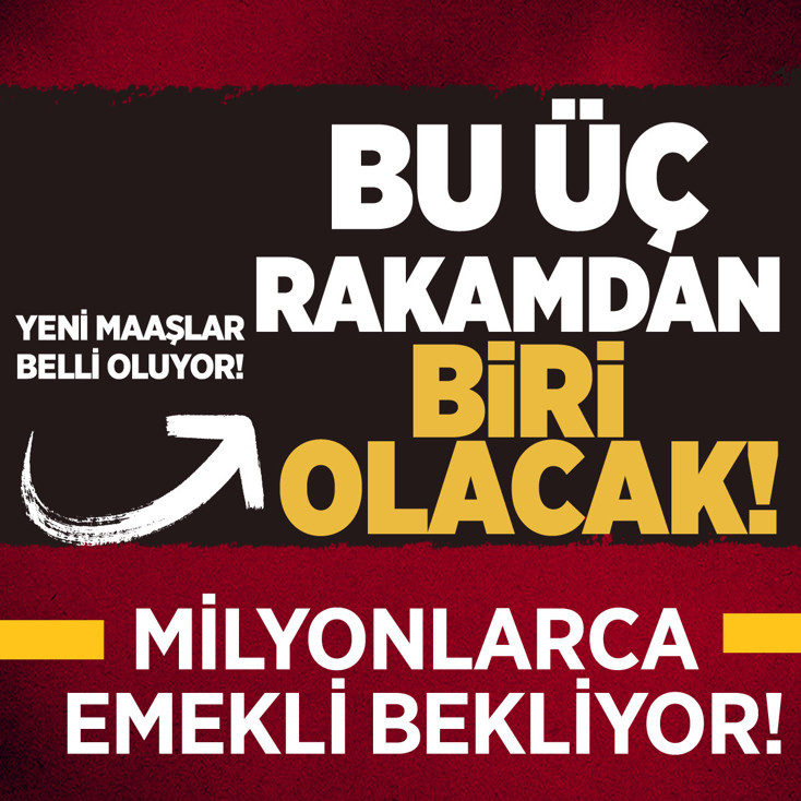 Milyonlarca kişi bekliyor! Düşük emekli maaşı bu üç rakamdan biri olacak!