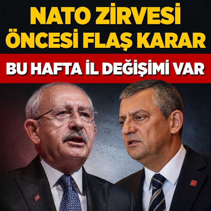 CHP'de NATO öncesi flaş 'grup toplantısı' kararı
