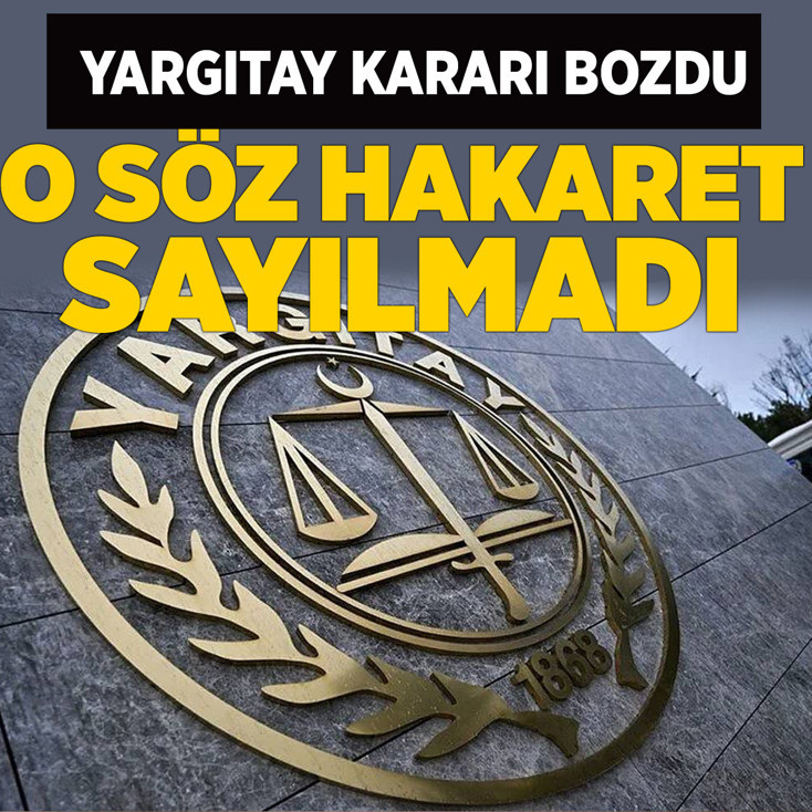 Yargıtay, "pislik" sözcüğünü hakaret saymadı