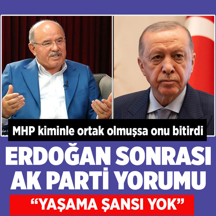 Hüseyin Çelik’ten Erdoğan sonrası AK Parti yorumu: Yaşama şansı yok