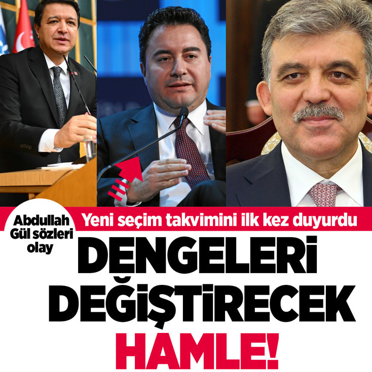 Babacan yeni seçim hamlesini ilk kez duyurdu! Abdullah Gül için gündem yaratacak sözler