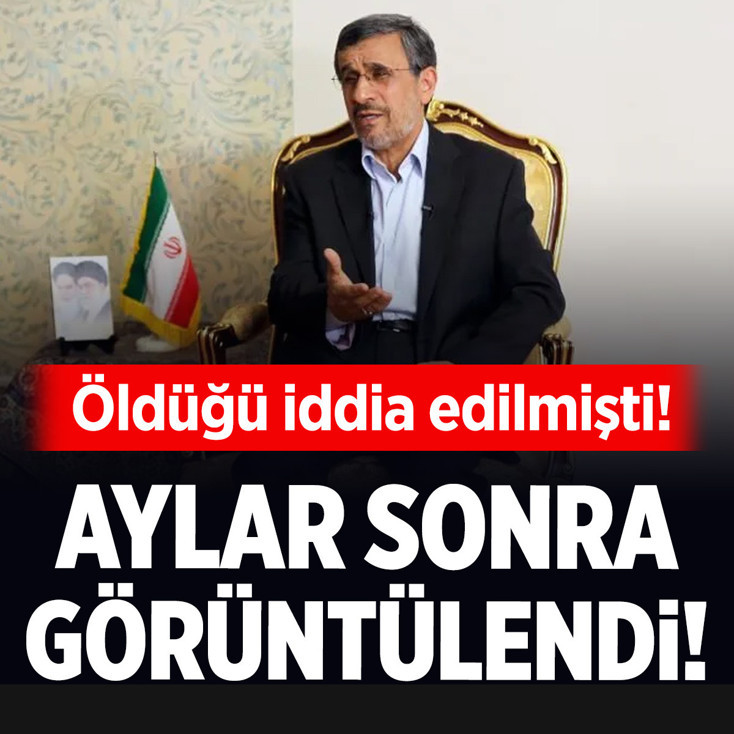 Öldüğü iddia edilmişti! Ahmedinejad ortaya çıktı: Hamaney'in cenazesinde görüntülendi