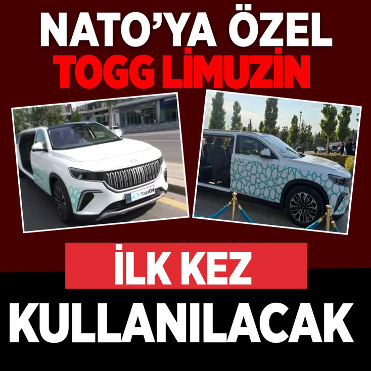 İlk kez NATO Zirvesi’nde kullanılacak! TOGG limuzin şaşırttı