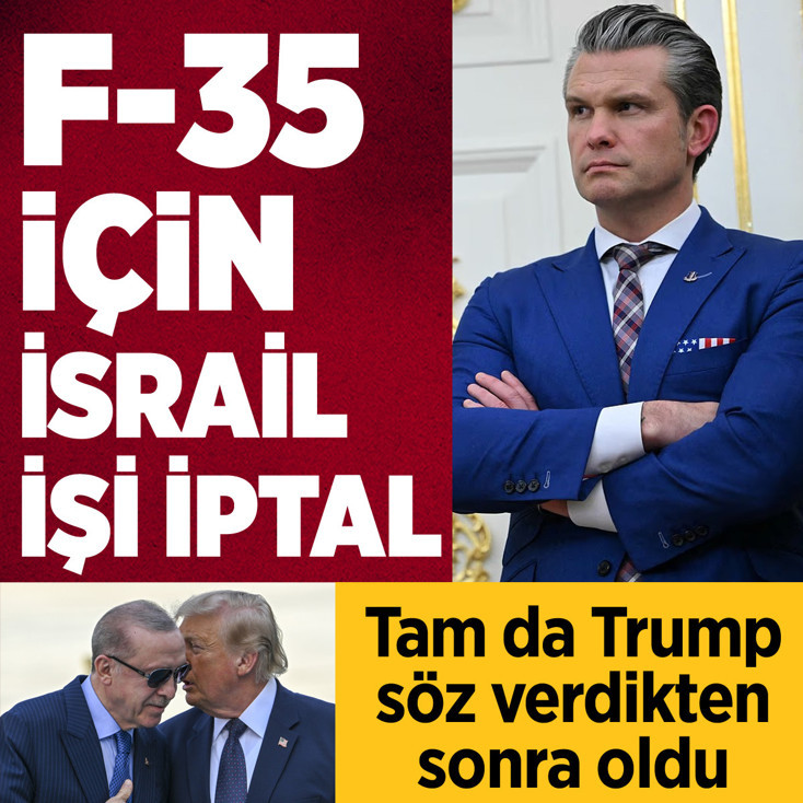 ABD Savunma Bakanı, Türkiye'ye F-35 tedariki gündemli İsrail ziyaretini iptal etti