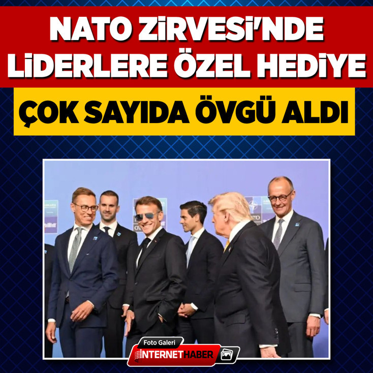 NATO Zirvesi'nde liderlere özel kalemler hediye edildi