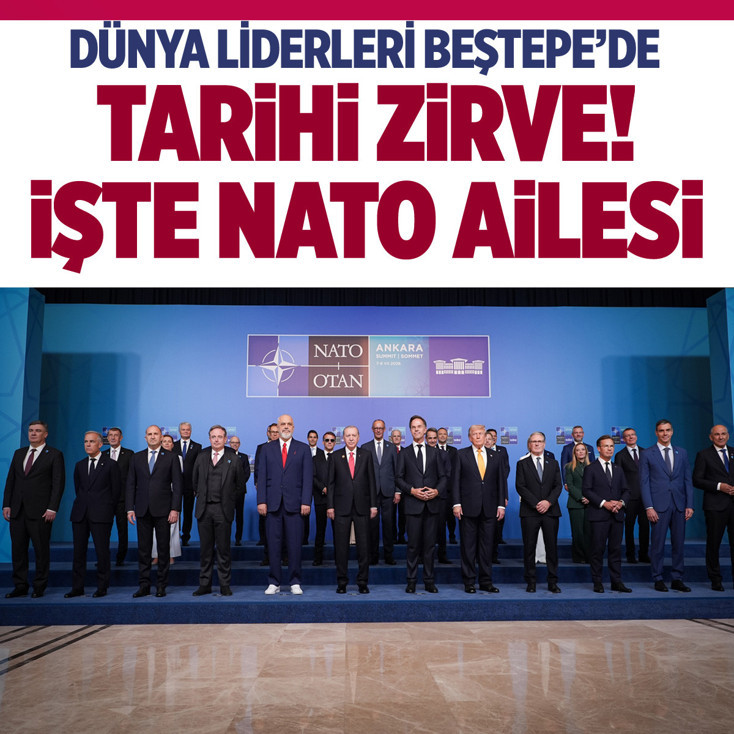Tarihi NATO Zirvesi'nde ikinci gün! Aile fotoğrafı çekildi