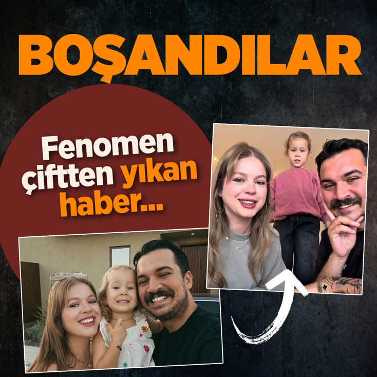 Fenomen çiftten yıkan haber! 'Uğurlu Ailesi' boşandıklarını duyurdu