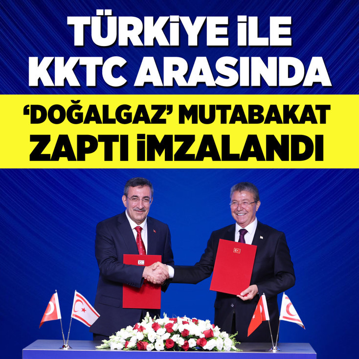 Türkiye ile KKTC arasında 'doğalgaz' mutabakat zaptı imzalandı