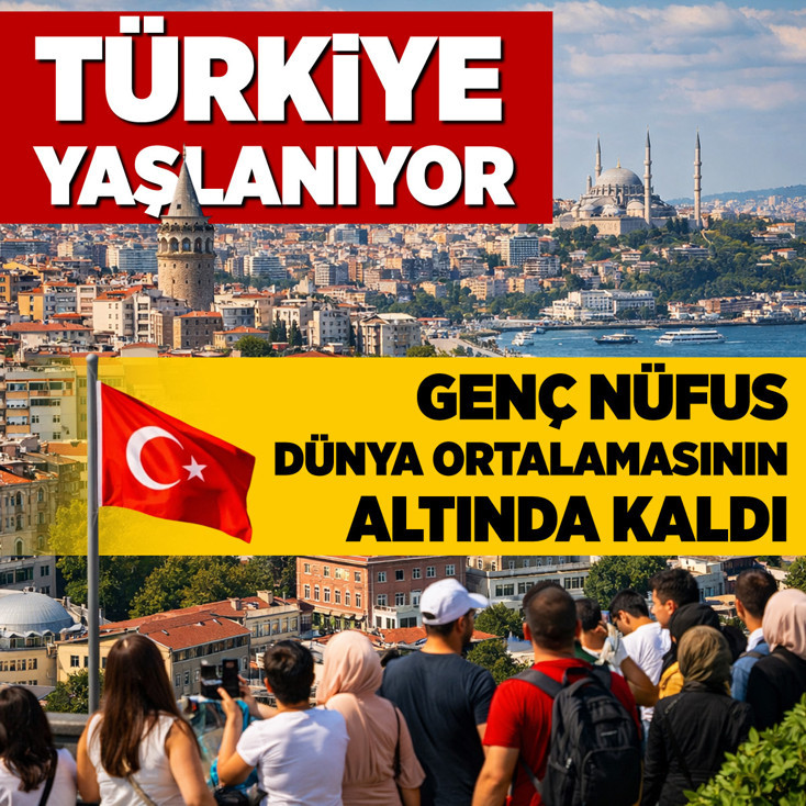 Türkiye yaşlanıyor: Genç nüfus dünya ortalamasının altında kaldı