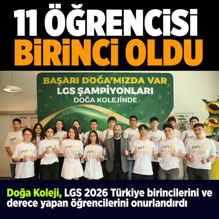 Doğa Koleji, LGS 2026 Türkiye birincilerini ve derece yapan öğrencilerini onurlandırdı
