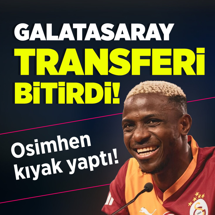 Galatasaray orta saha transferinde mutlu sona ulaştı! Osimhen ikna etti