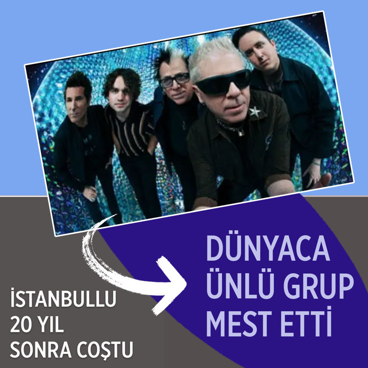 The Offspring 20 yıl sonra İstanbul'u salladı...