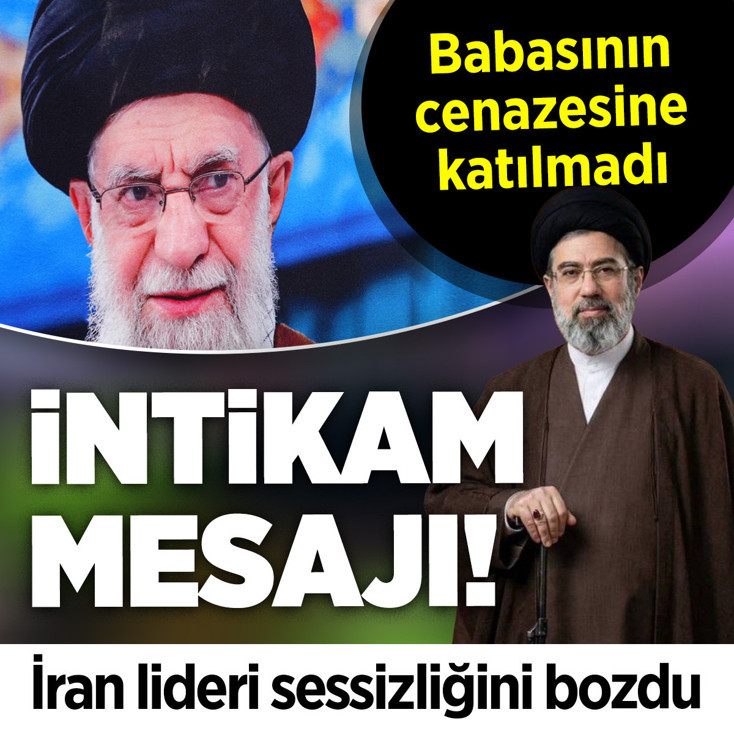 İran lideri Mücteba Hamaney'den intikam mesajı!