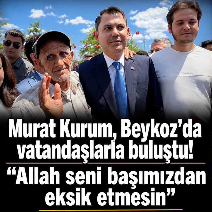 Murat Kurum, Beykoz'da vatandaşlarla buluştu