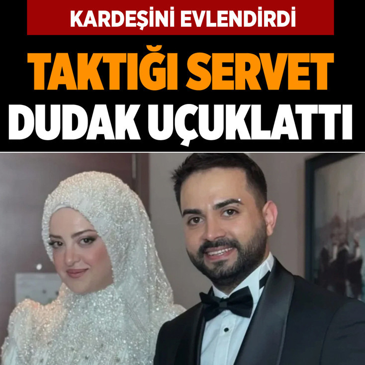 Kadir Ezildi kardeşine düğününde servet taktı! İşte kalem kalem detayları...