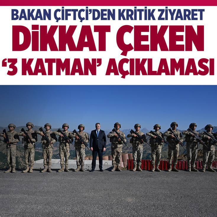 İçişleri Bakanı Mustafa Çiftçi, Hakkari'de üs bölgesini ziyaret etti