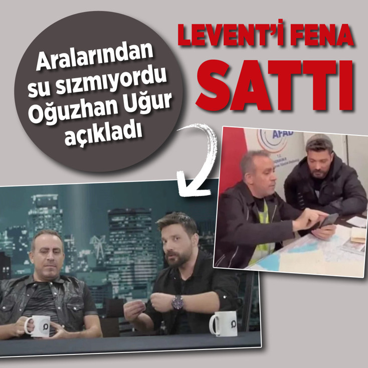 Aralarından su sızmıyordu! Oğurhan Uğur, Haluk Levent'i fena sattı