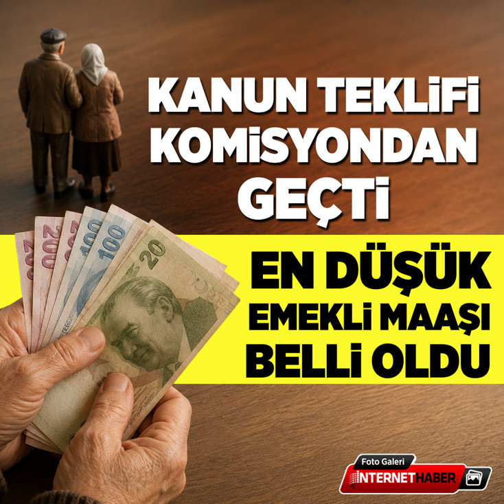 Kanun teklifi komisyondan geçti! En düşük emekli maaşı belli oldu