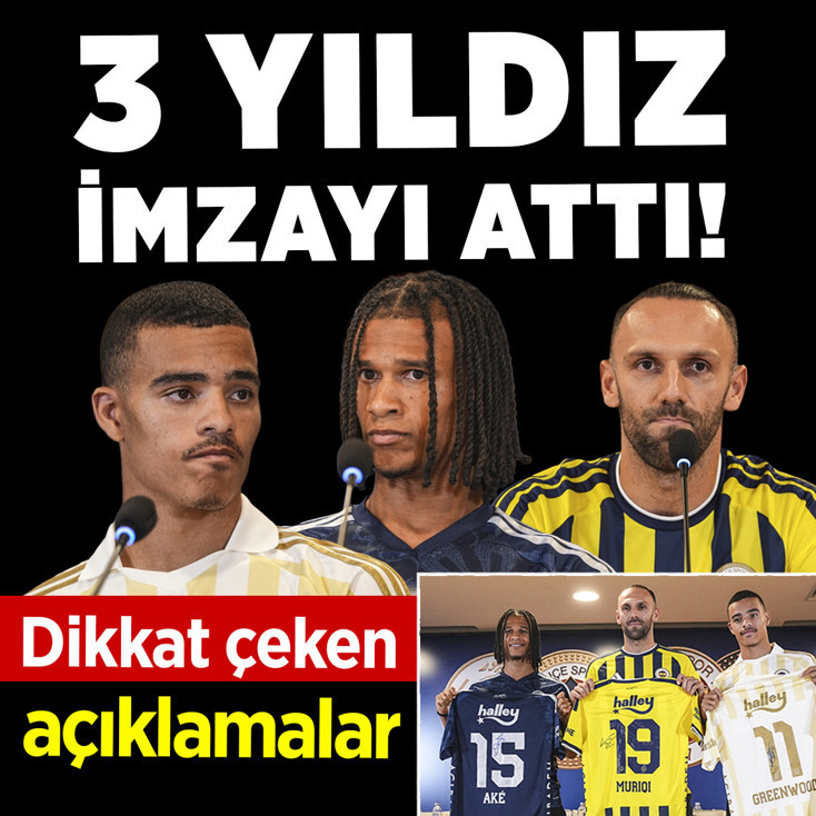 Greenwood, Nathan Ake ve Vedat Muriqi'den imza töreninde dikkat çeken açıklamalar