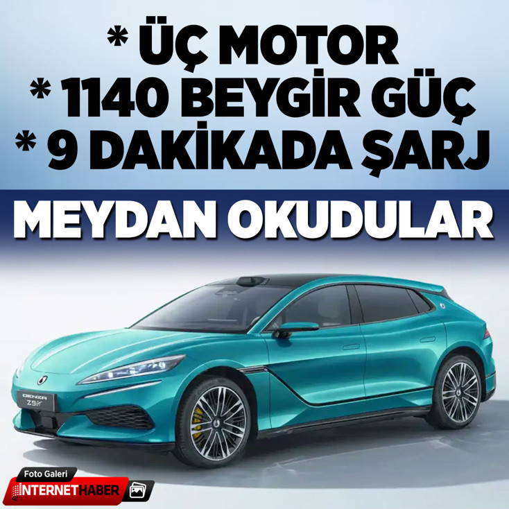 Çinli dev firma 1140 beygirlik otomobille Avrupa'ya meydan okudu