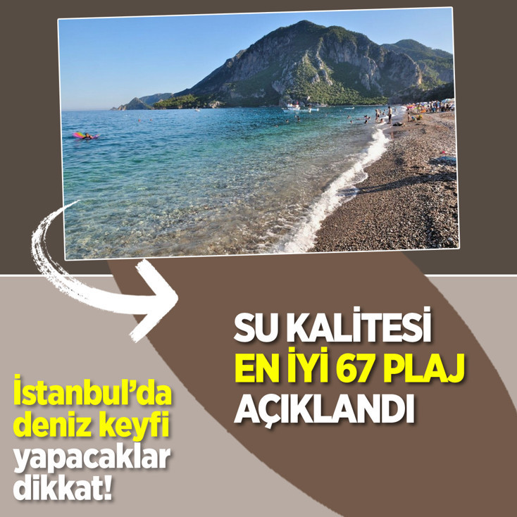 İstanbul'da deniz keyfi yapacaklar dikkat! Su kalitesi kusursuz çıkan 67 plaj belirlendi