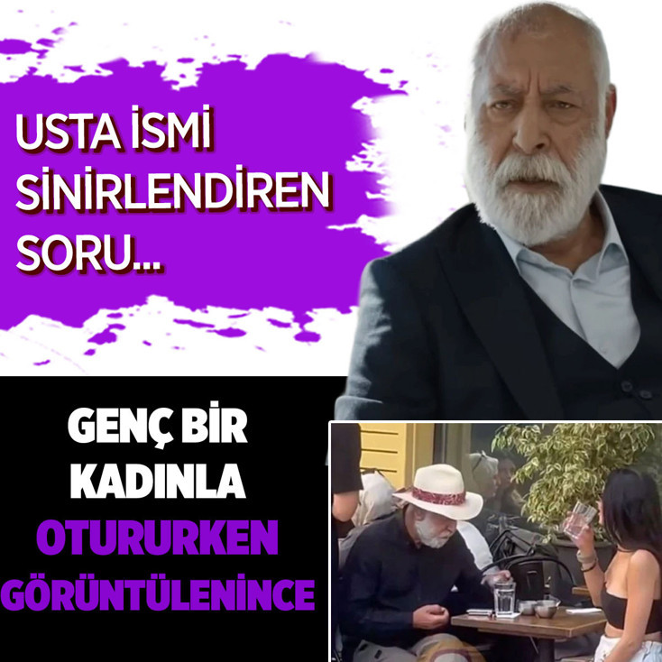 Genç kadınla görüntülenen Muhammed Cangören muhabire öfkelendi