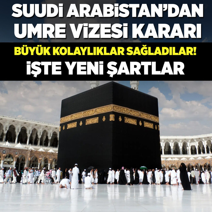 Suudi Arabistan'dan umre vizesinde yeni düzenleme