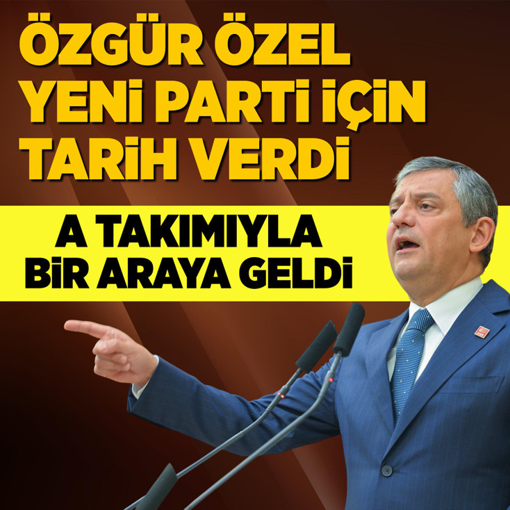 Özgür Özel yeni parti için tarih verdi