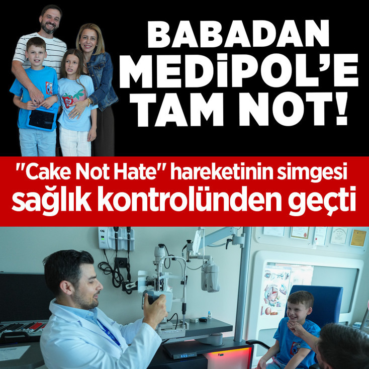 "Cake Not Hate" hareketinin simgesi Joshua Harris Medipol'de sağlık kontrolünden geçti